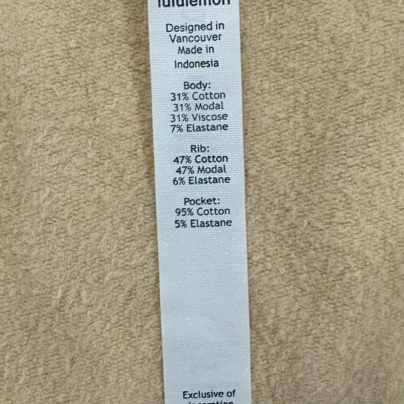 Lululemon Catch a Breath Zip Hoodie Ivory Peach - Picture 9 of 10